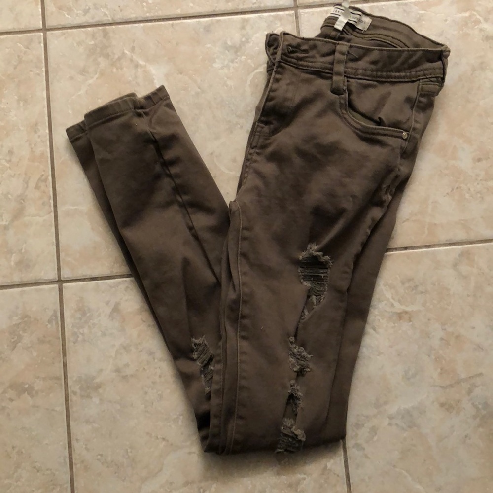 Army green pants size 5